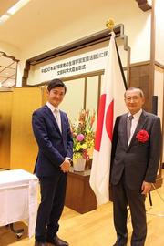 前原短期大学部学長と山田東京ボランティアセンター長.jpg