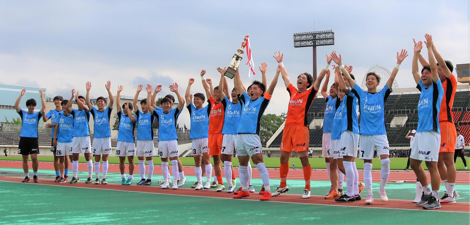 びわこ成蹊スポーツ大学サッカー部 男子 が関西選手権で初優勝 総理大臣杯に関西地区第1代表として出場決定 大学プレスセンター