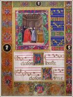 中世ヨーロッパの彩飾楽譜 Illuminated Manuscript 03d2e0767834717ec774e2fda5a33d