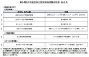 第94回外務省在外公館派遣員試験合格者　赴任先.JPG