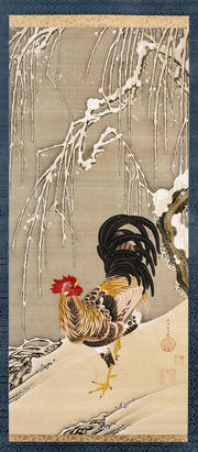 伊藤若冲_雪柳雄鶏図.jpg