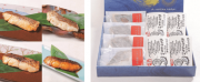 近大生まれマダイ　焼味四種食べ比べセット（左）、近大生まれマダイ　焼味と近大マグロ中骨エキス入りあおさのみそ汁セット（右）.png