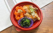 焼き油淋鶏＆エビチリ玄米入りDON.png