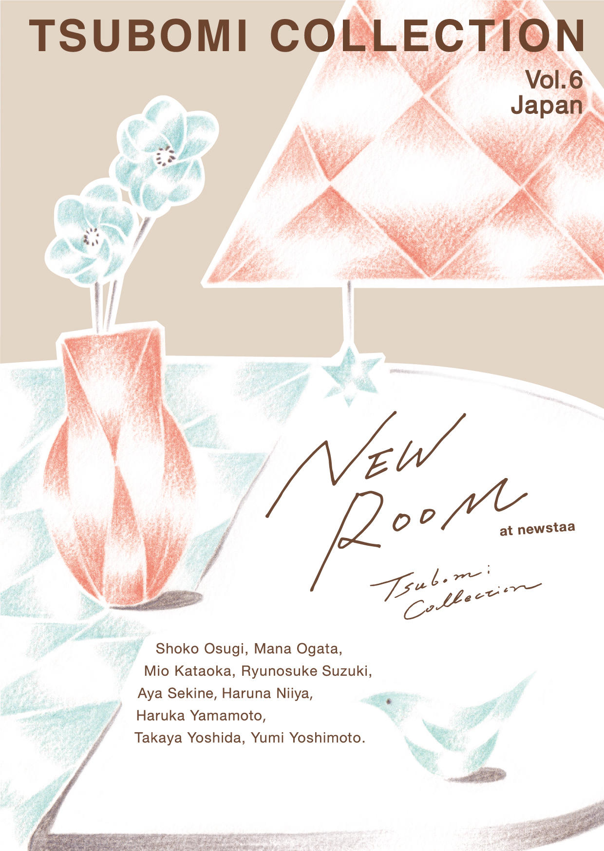 在学生や若手の卒業生が新生活の在宅時間を彩る作品を展示販売するプロジェクト「Tsubomi Collection Vol.6 Japan」NEW ROOM 巡回展を開催します！