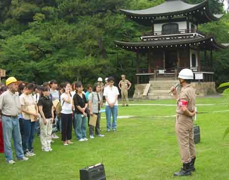 【京都橘大学】京都市消防局、勧修寺と連携した文化財防災研修会開催～京都の文化財を未来に残すために～