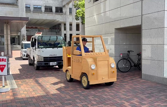 【大阪産業大学】おもろい大学プロデュース大作戦/木製電気自動車が三重県尾鷲市にいるお兄ちゃんに会いにいきました!