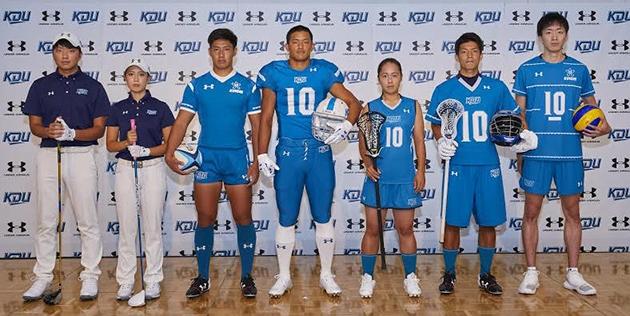 近畿大学体育会×アンダーアーマー 体育会クラブ統一ロゴ&新