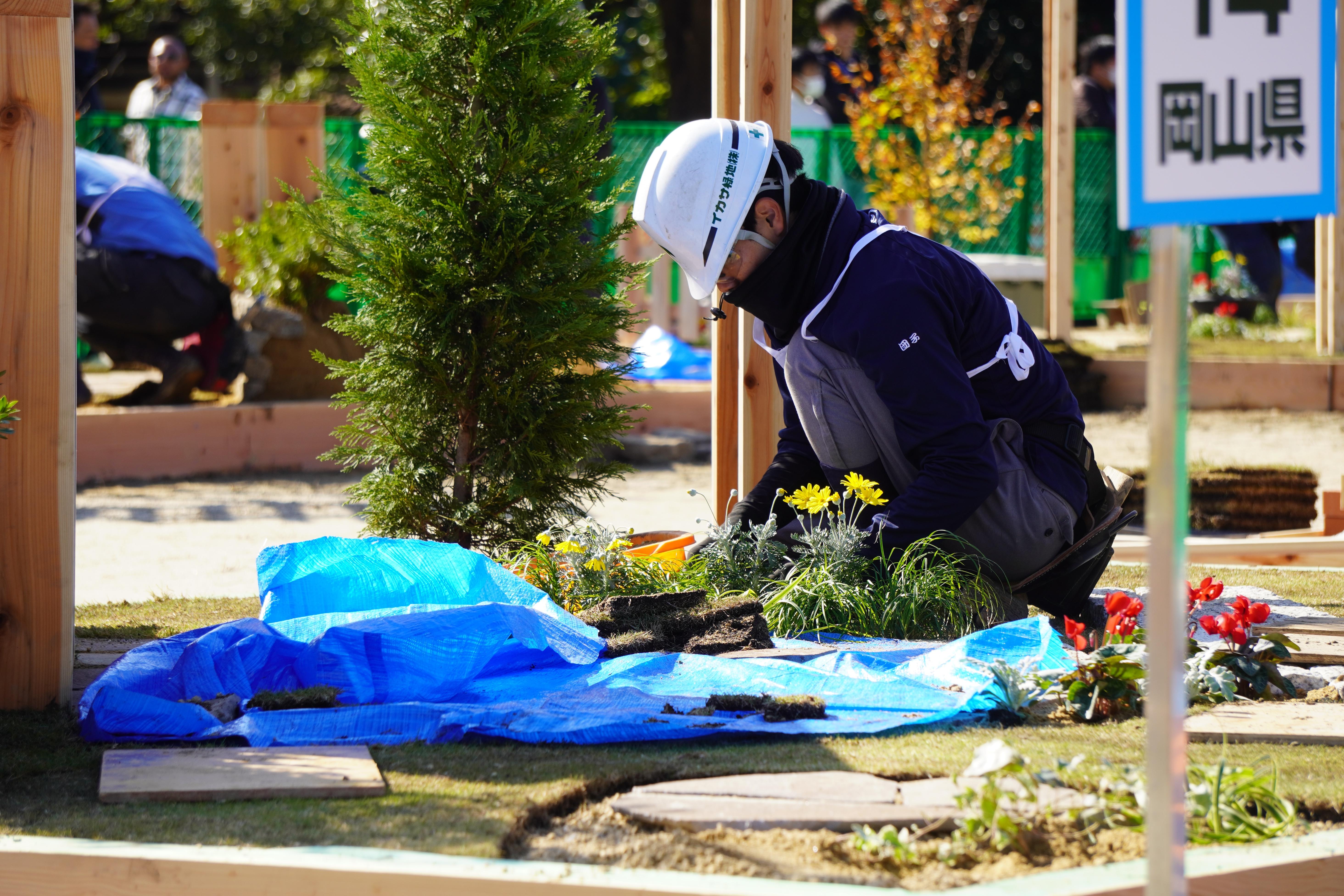 【ものつくり大学】技能工芸学部建設学科3年　田子雅也さんが、第61回技能五輪全国大会の造園職種で金賞を受賞！田子さんの金賞受賞は2回目！