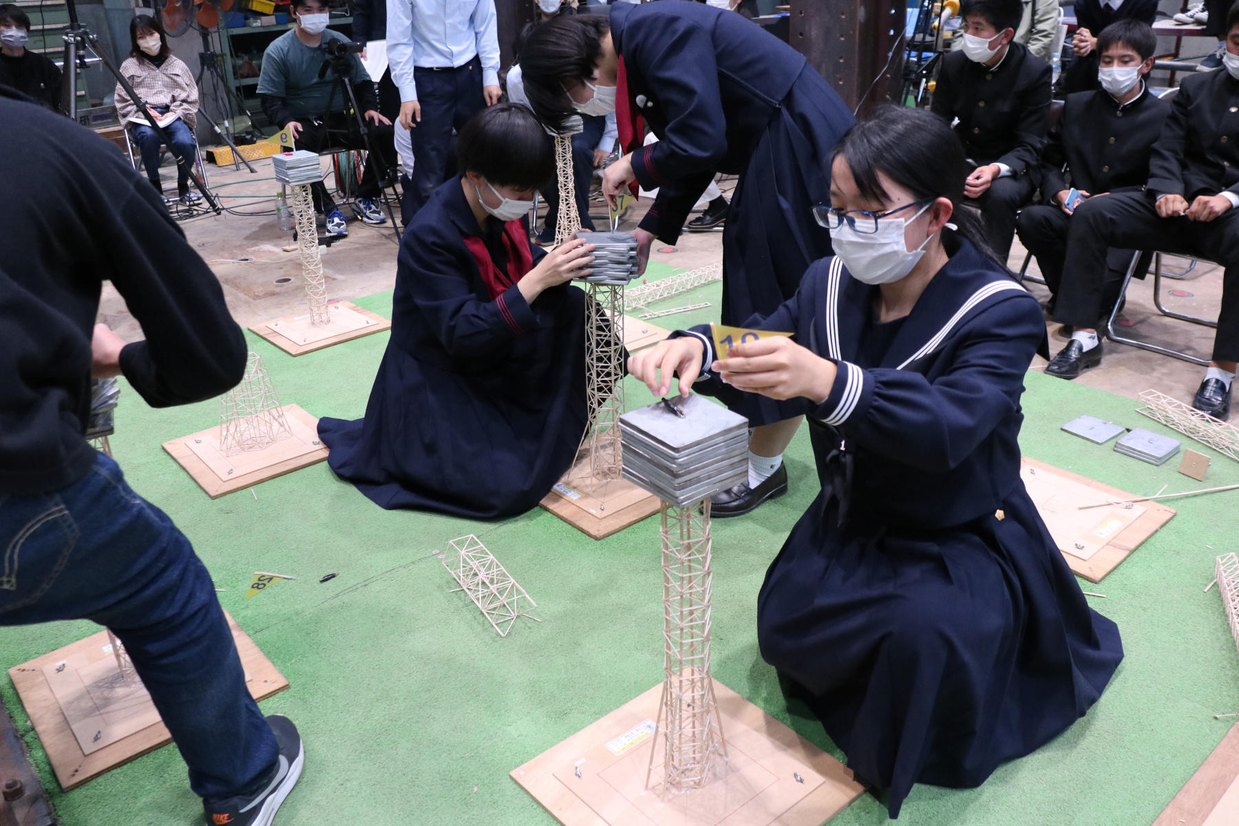 崇城大学が10月22日・23日に第11回「つまようじタワー耐震コンテスト高校生大会」を開催 -- 熊本県外からの募集を3年ぶりに再開、初参加の高校も