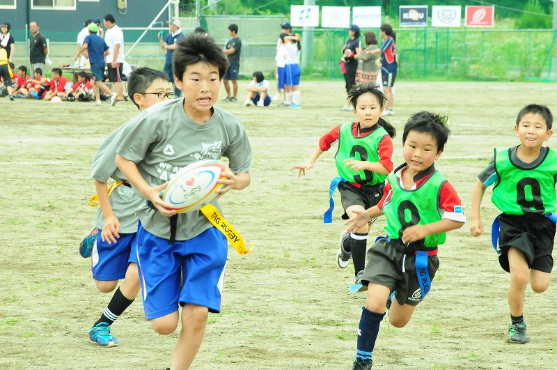 関東学院大学×安藤ハザマ――宮城・気仙沼で400人が参加するタグラグビー大会を開催