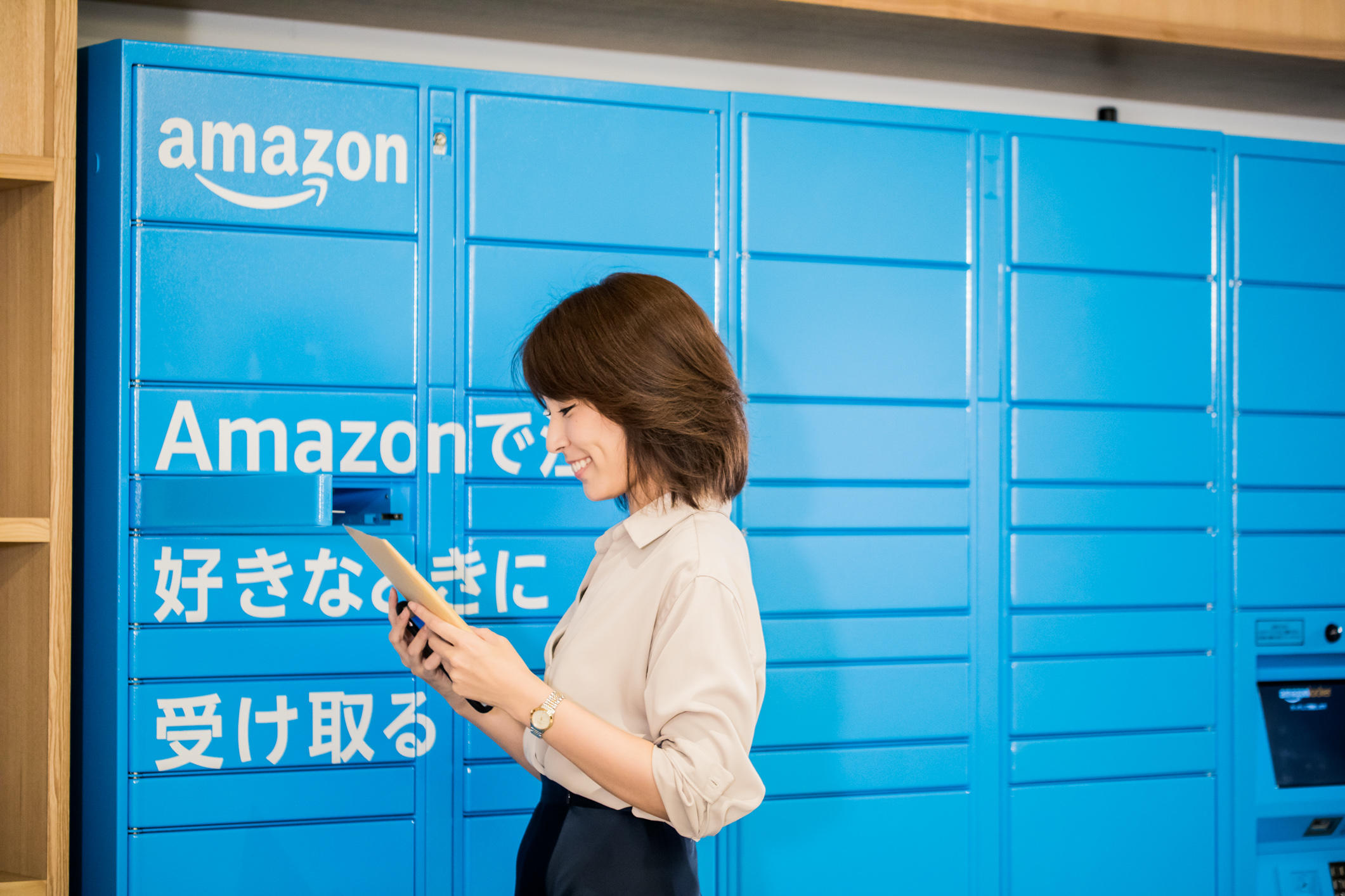 日本初・Amazon Hub ロッカーを昭和女子大学のキャンパス内に設置