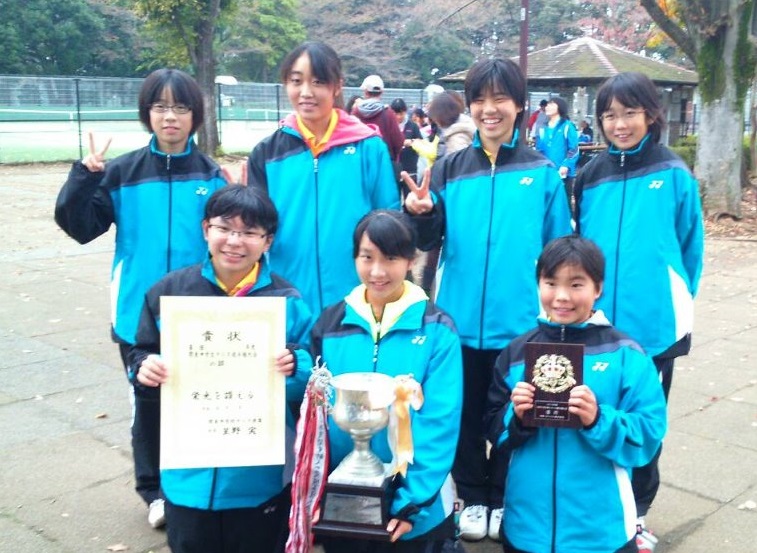 聖徳大学附属取手聖徳女子中学校　硬式テニス部が快挙――関東中学生新人テニス選手権大会（団体）で優勝