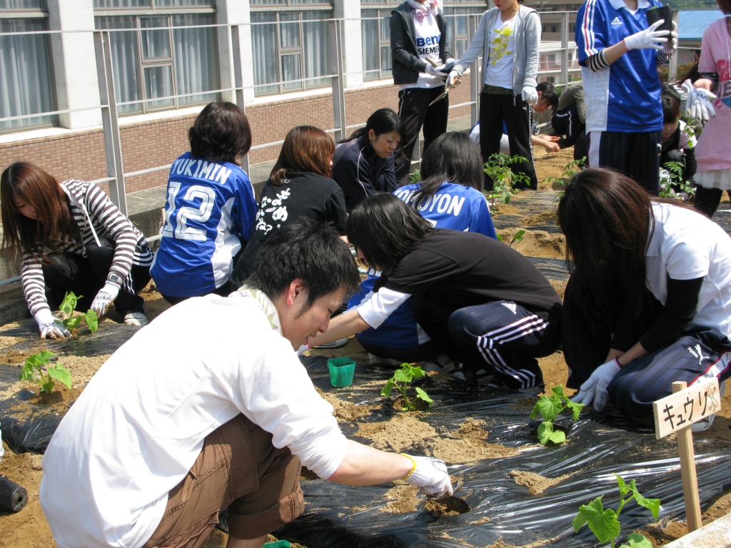 川崎医療福祉大学キャンパス内に菜園現る！～野菜クラブの挑戦～