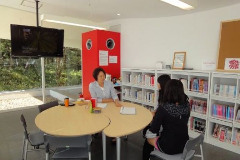 杏林大学2015オープンキャンパスで、国際交流センター企画として、語学サロン（中国語及び英語）・留学相談コーナー・アクティブラーニング教室を開催
