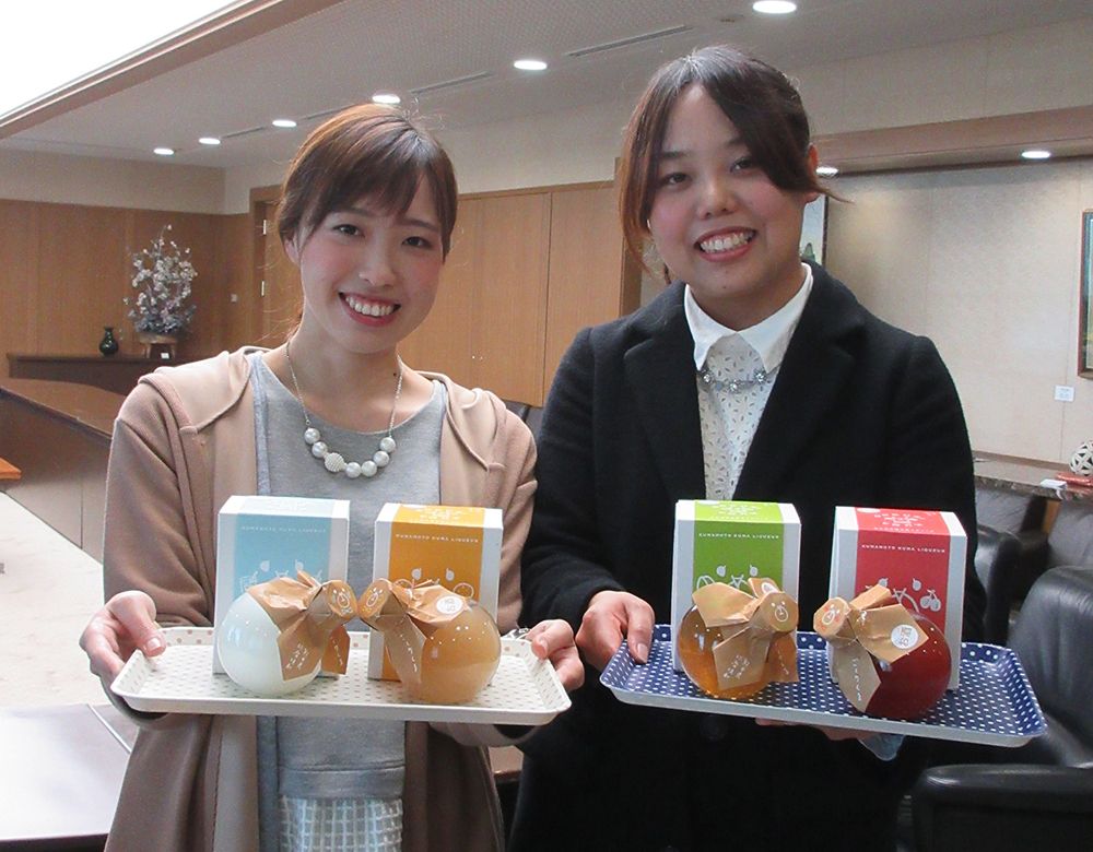 崇城大学の学生によるベンチャーが始動 -- クラウドファンディングサービス「Makuake」にて球磨焼酎と熊本県産の果物を使用したフルーツデザート酒「ごくりくま」の提供を開始