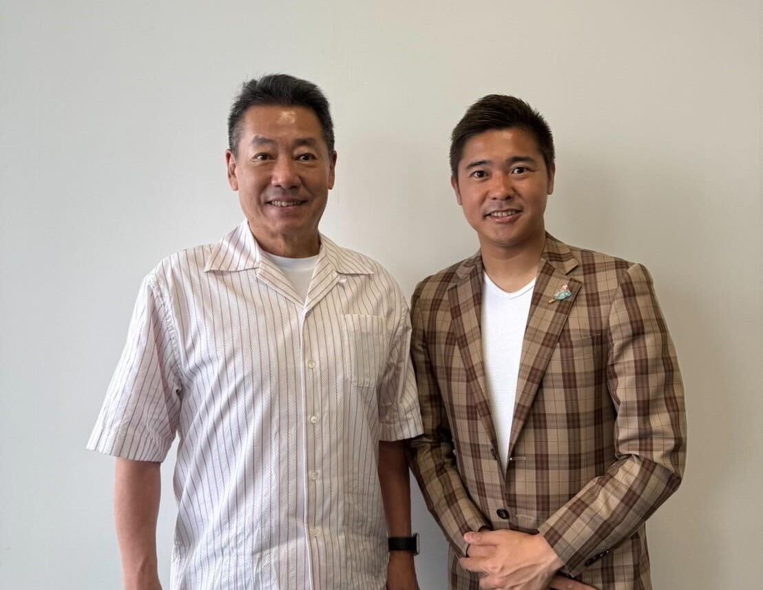 【学校法人藍野大学】元Jリーガー村田和哉氏、明浄学院高等学校およびびわこリハビリテーション専門職大学にて「夢授業」を実施-- 学校法人藍野大学理事長・小山英夫氏に活動内容を本日正式報告