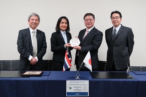 昭和大学医学部とタイ王国中央胸部疾患研究所が学術交流協定を締結しました