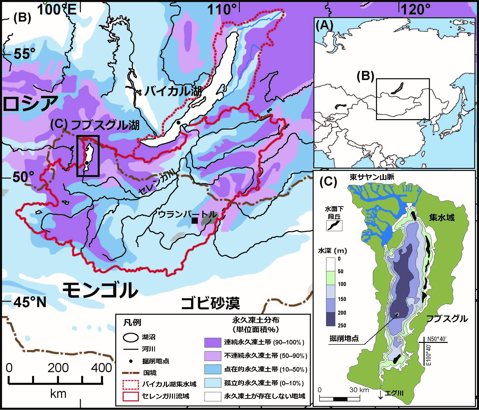 地球温暖化でシベリア永久凍土が大規模に融解した証拠を発見　最終氷期末の海水準上昇期に堆積したモンゴルの湖成層の解読