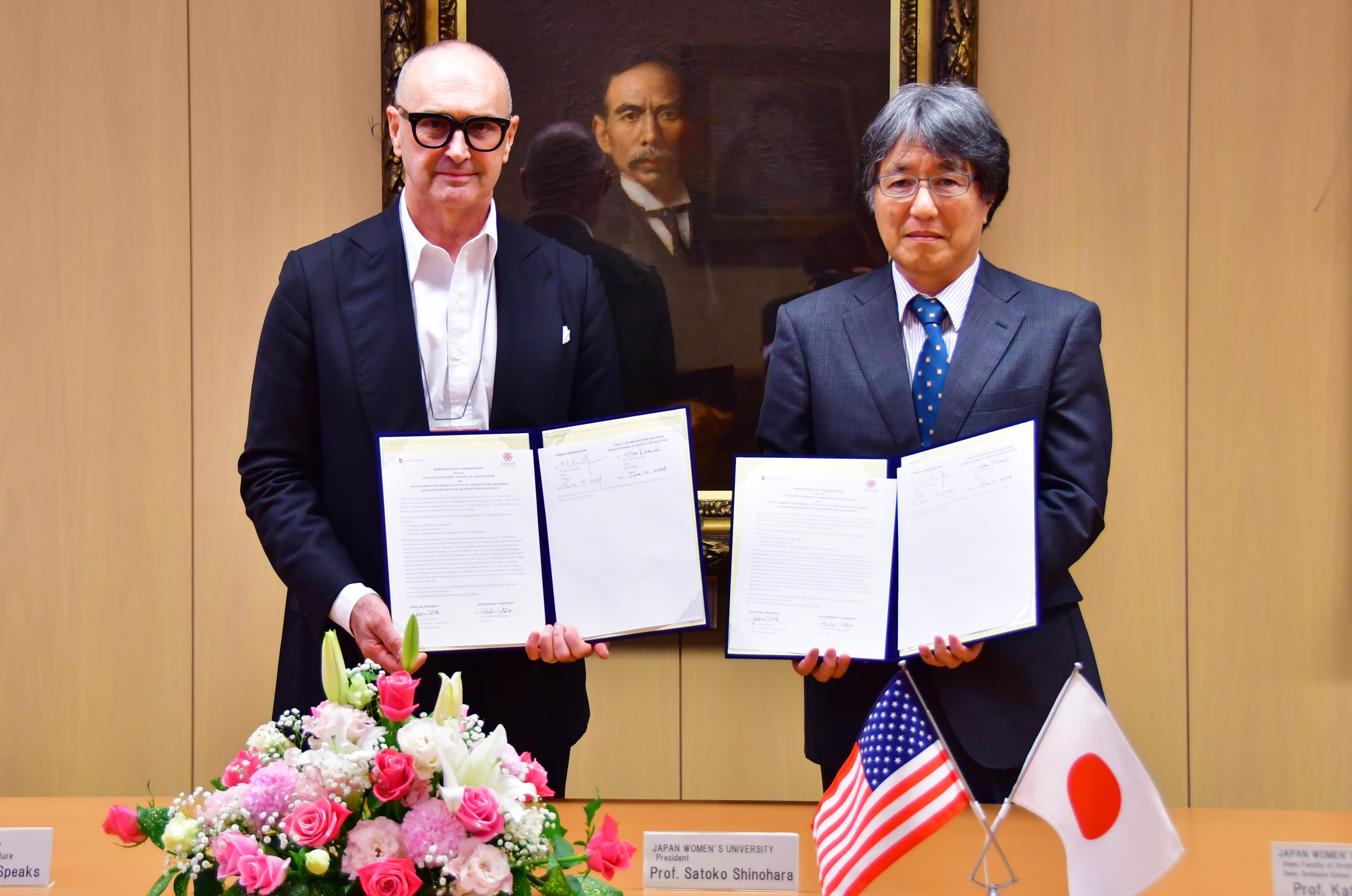 日本女子大学建築デザイン学部と米国シラキュース大学建築学部が学術交流に関する部局間協定を締結 -- 今年度開設した建築デザイン学部が米国トップクラスの建築学部と交流を開始 --