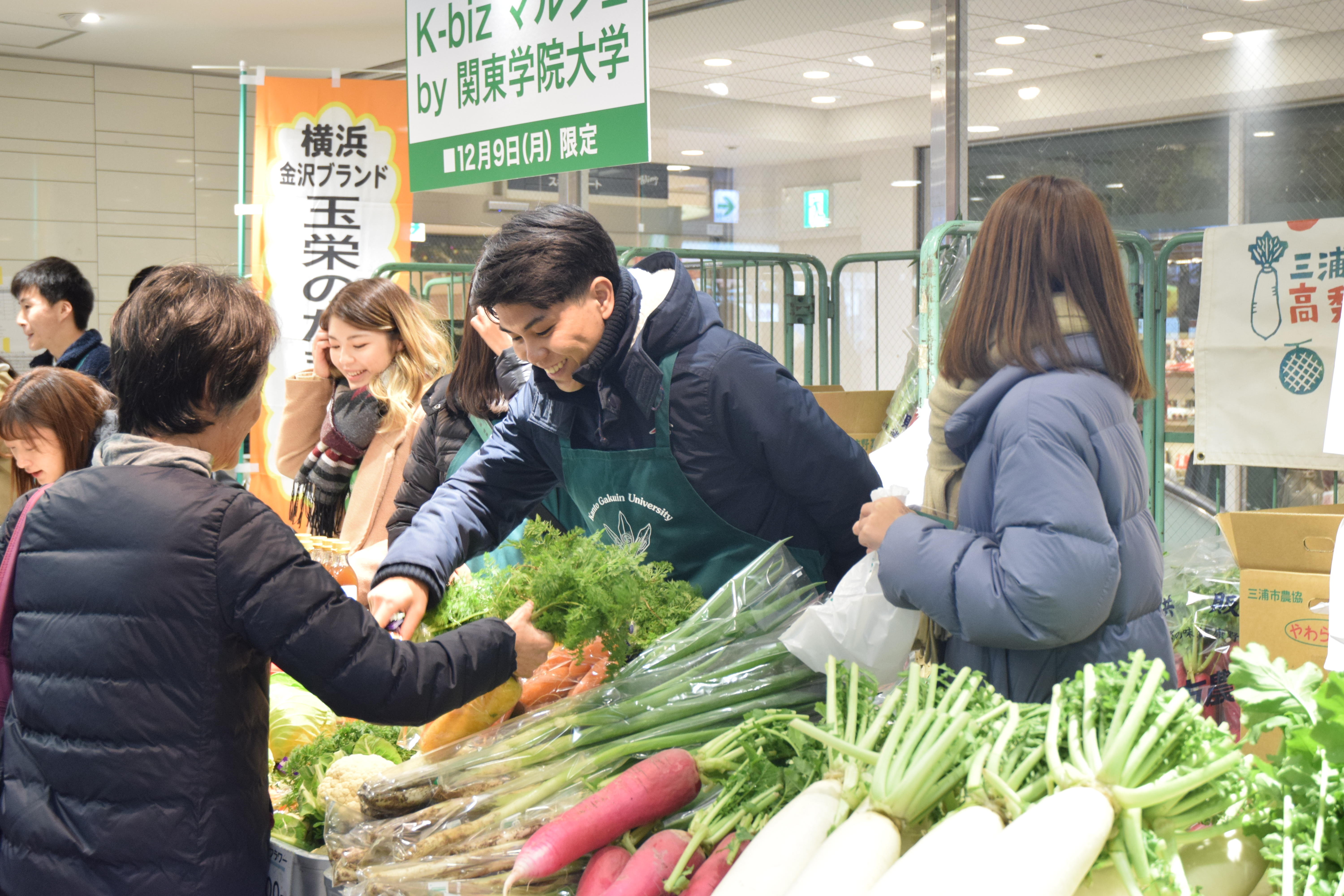 「三浦の野菜 新鮮上大岡行き」学生マルシェを開催します。 -- 6/19（月）京急百貨店（1階：京急線上大岡駅改札口前） --