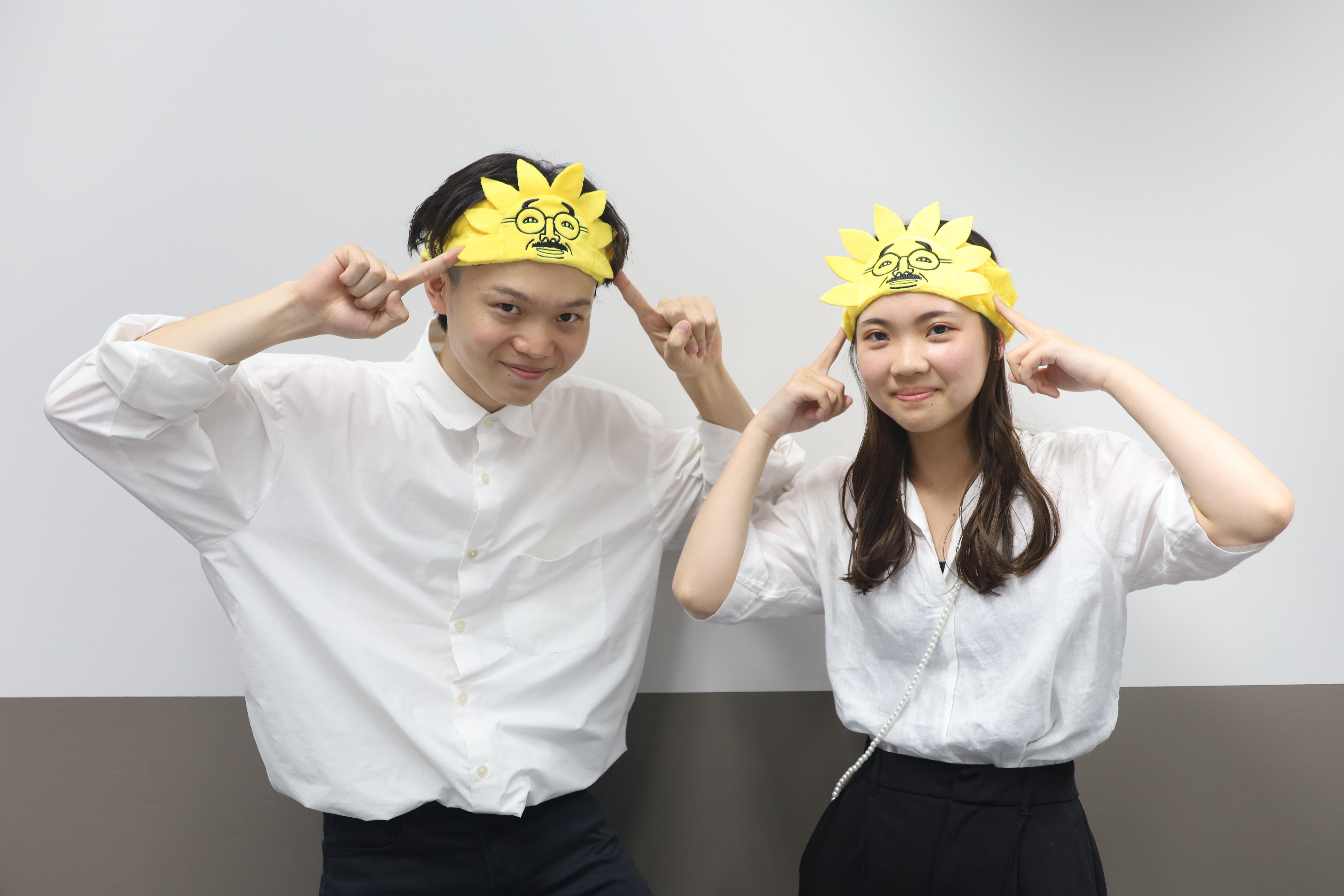 流通科学大学・岡田恵実講師のゼミがサンテレビと共同で同社のマスコットキャラ「おっ！サン」グッズの新商品を開発し、店舗やWEBショップにて販売