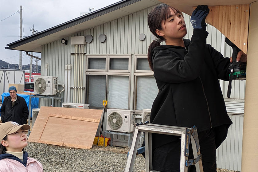 芝浦工業大学、建築学部学生が能登半島地震被災地で仮設住宅建設などのボランティアに参加