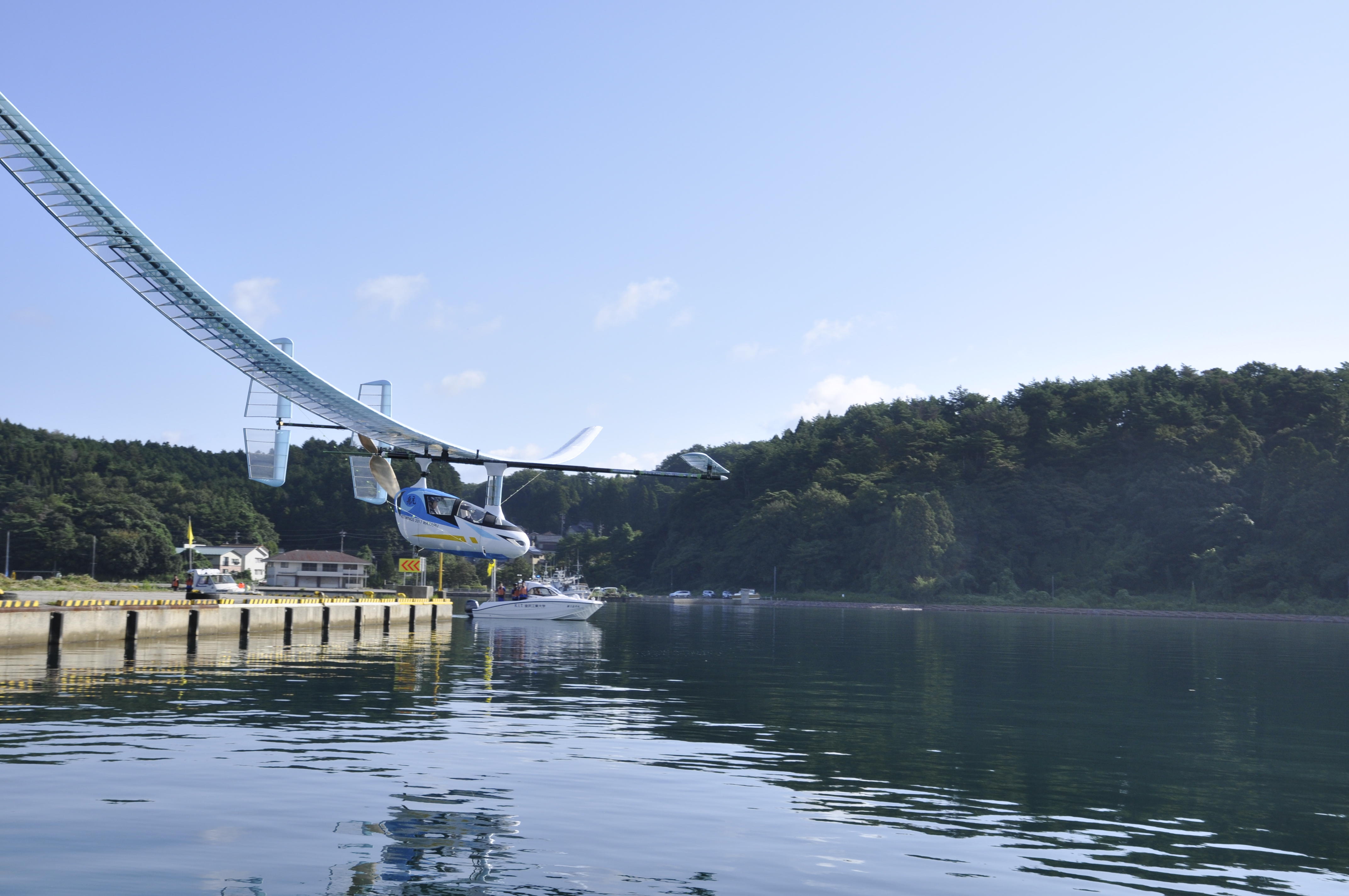 夢考房人力飛行機プロジェクトが穴水湾での飛行に挑戦。令和元年8月6日（火）から8月9日（金）までの期間のいずれか1日で実施