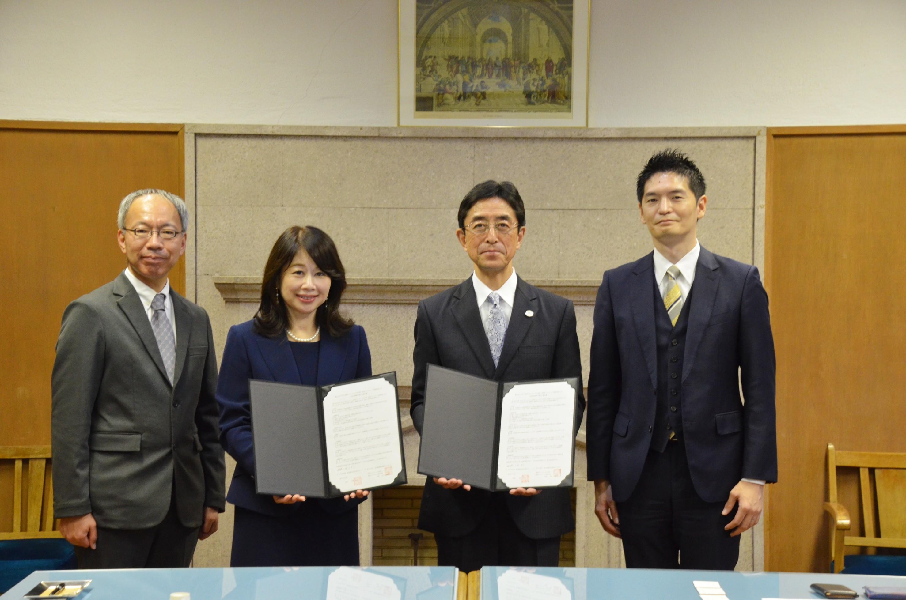 聖心女子大学が英明フロンティア中学校・高等学校と教育連携に関する協定を締結