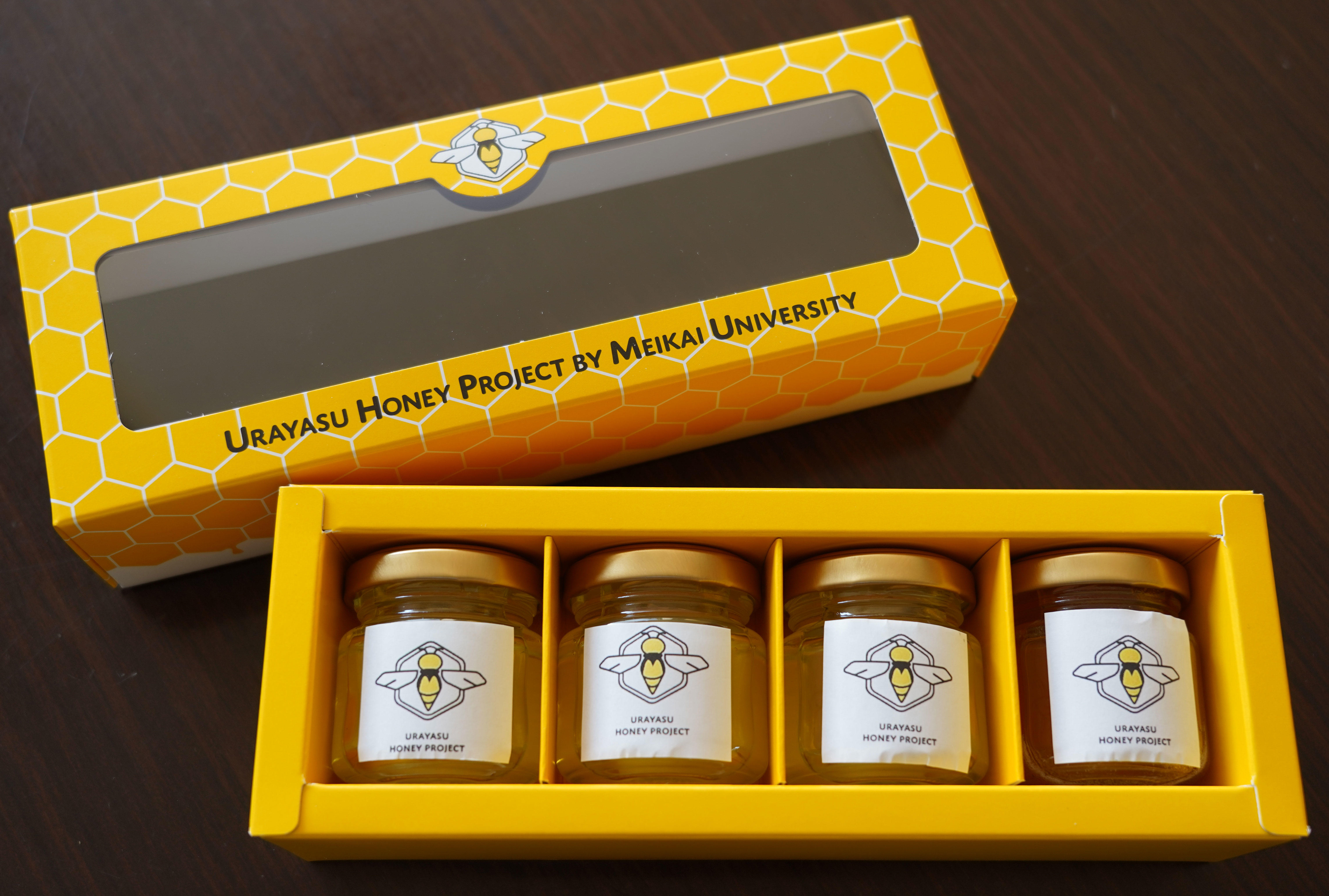 【明海大学】学生が行う養蜂活動による、はちみつ4採蜜日がセットになったふるさと納税返礼品、2023年度産新蜜は12月5日より取扱い開始