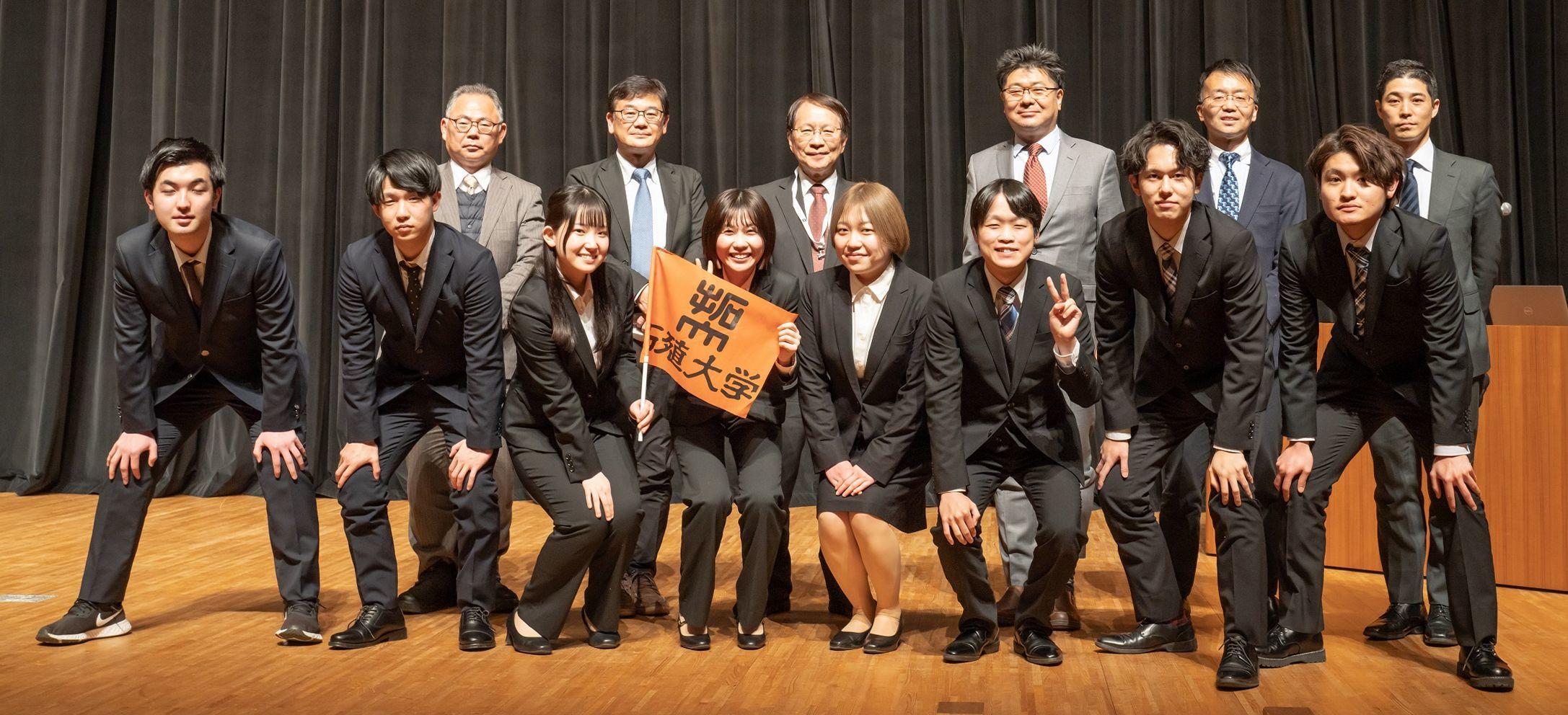 岩手県盛岡市で開催された「文京区学生と創るアグリイノベーション事業 令和４年度成果報告会」にて在来品種「雁喰豆」普及に向けた研究成果を発表