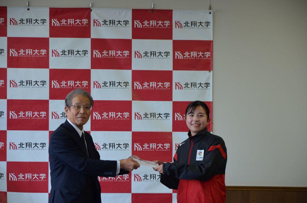 北翔大学スポーツ教育学科の石原美海さんが第24回夏季デフリンピックに女子バレーボール日本代表として出場