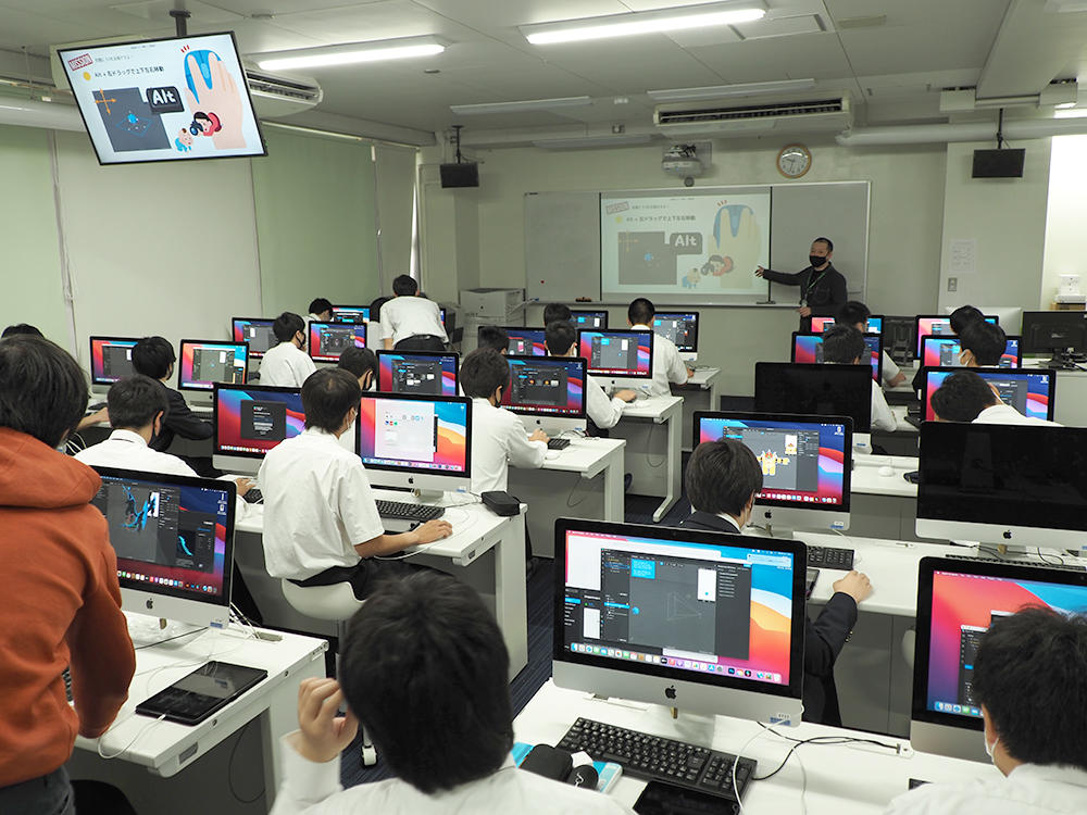 大阪電気通信大学が大阪電気通信大学高等学校メディア情報コース対象の高大連携授業を実施 -- 高校3年＋大学4年の7年間の学びを体現