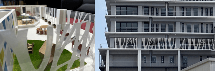 アートの力で子どもたちの病気療養を支援　新しい近畿大学病院の小児科を彩る「フェンスの森」を共同制作