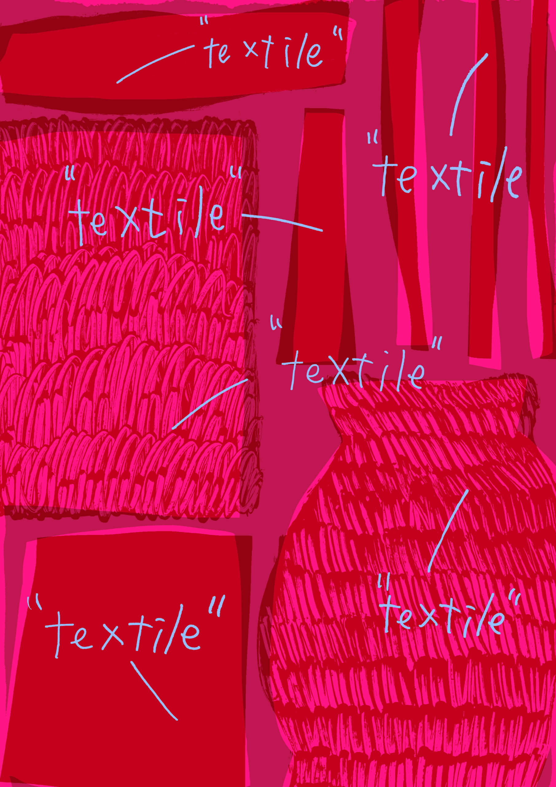 東京造形大学デザイン学科テキスタイルデザイン専攻領域・大学院修士課程デザイン研究領域 2021年度 有志卒業制作・修了制作展「”textile”」開催