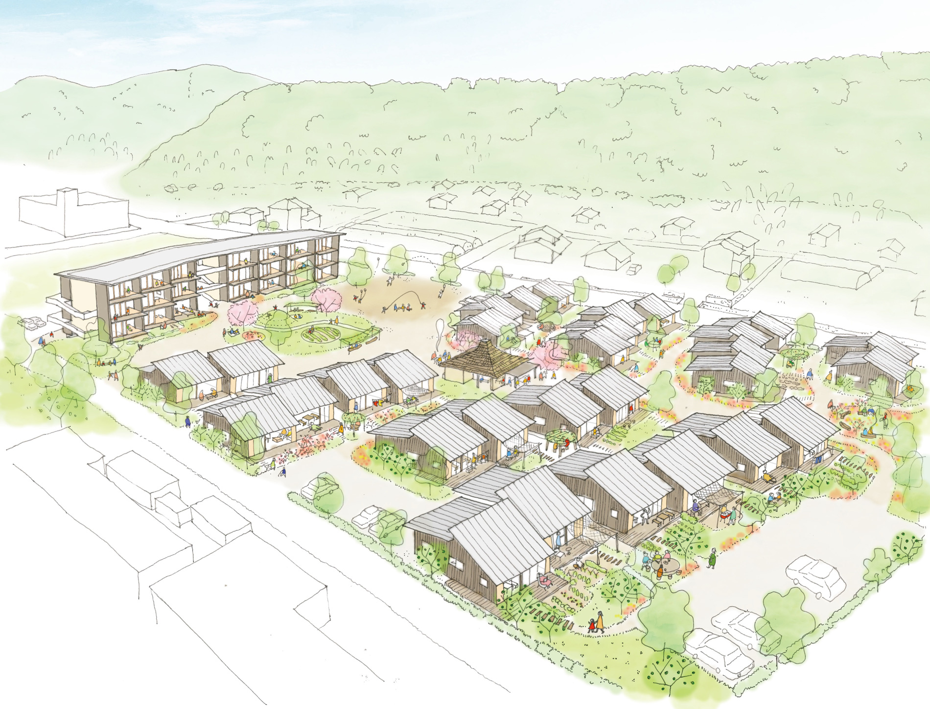 芝浦工業大学 — 熊本県甲佐町の災害公営住宅と子育て支援住宅を設計～熊本地震の復興拠点整備に寄与～