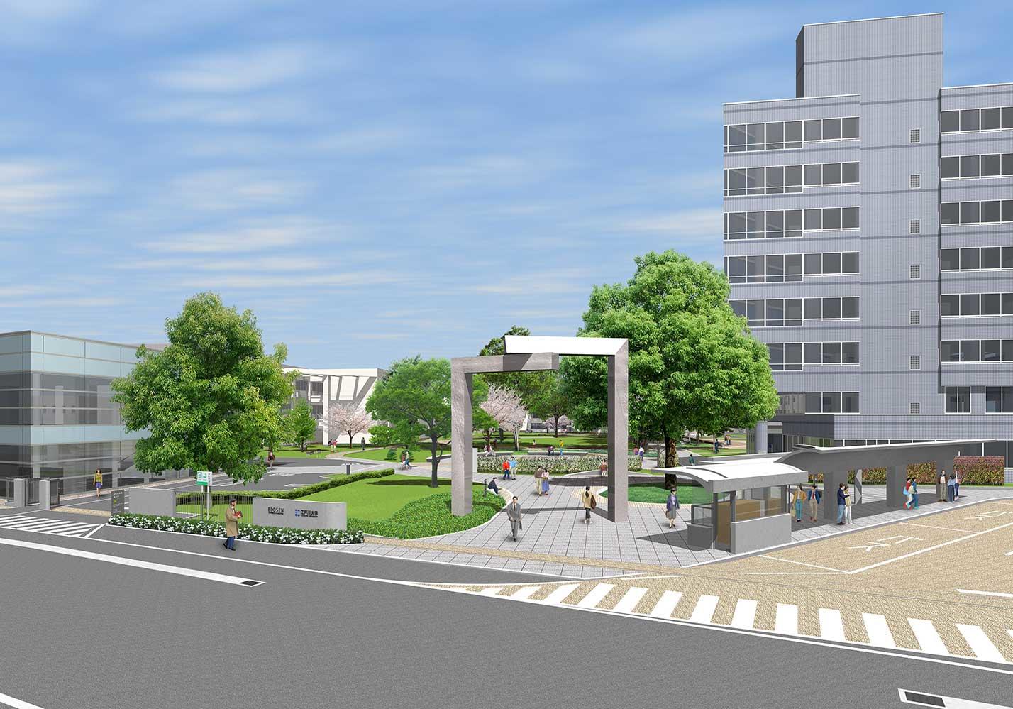 江戸川大学駒木キャンパスがリニューアル — 開学30周年を迎える2020年5月に完成予定