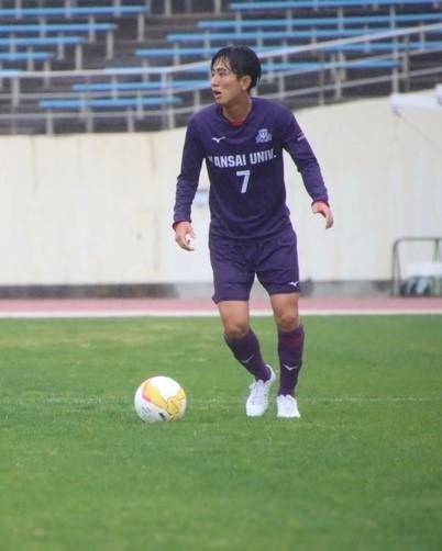 ◆関西大学体育会サッカー部から新たなJリーガーが誕生！◆三木 仁太さんが藤枝MYFCに入団内定 ～関大の攻守を司る天才～