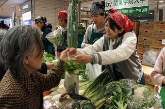 平成最後の年末シーズンに地元産食材でありがとうを！ 「贈り物」をテーマに学生マルシェを開催します。～12/10（月）京急百貨店1階　京急線上大岡駅改札口前～関東学院大学