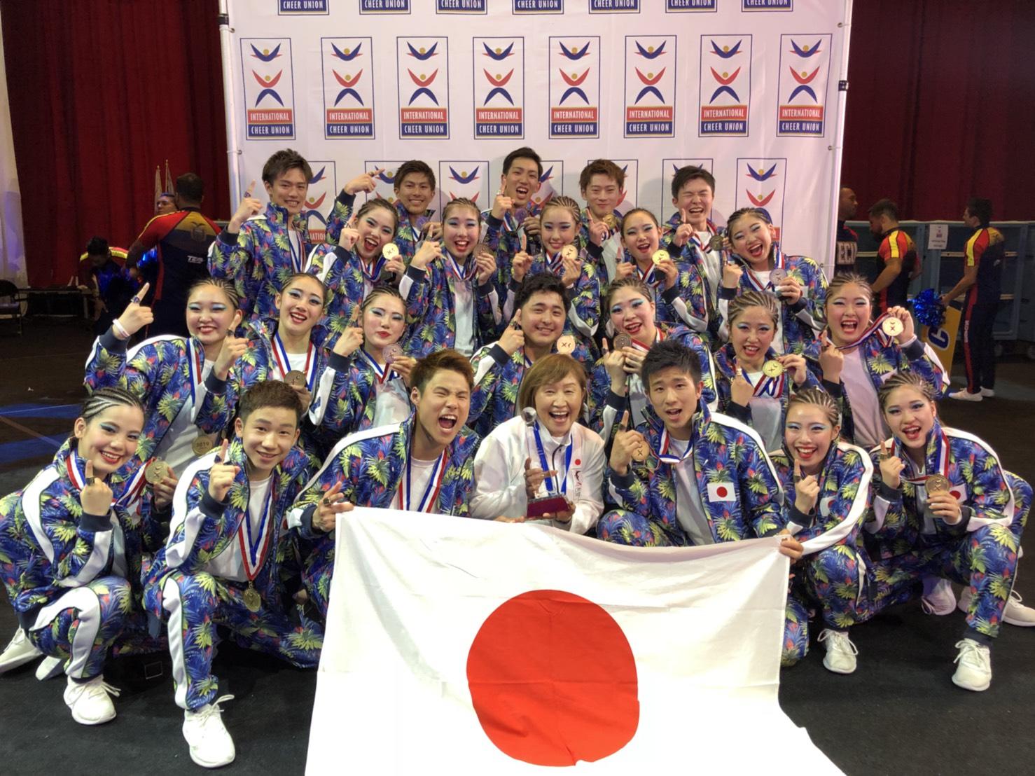 創価大学の学生が「ICUチアリーディング世界選手権2019」に日本代表として出場 — ヒップホップダブルスで4連覇、チームチア・ヒップホップで3連覇