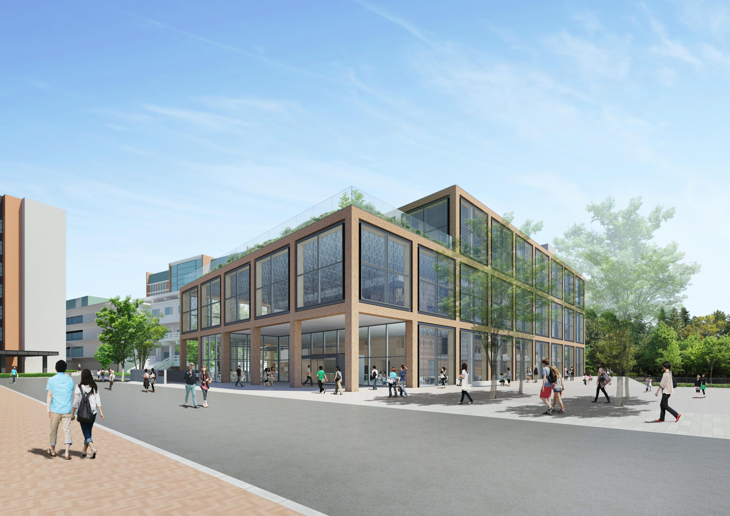 駒澤大学が新図書館建設のために地鎮式を実施 — 2022年10月開館予定