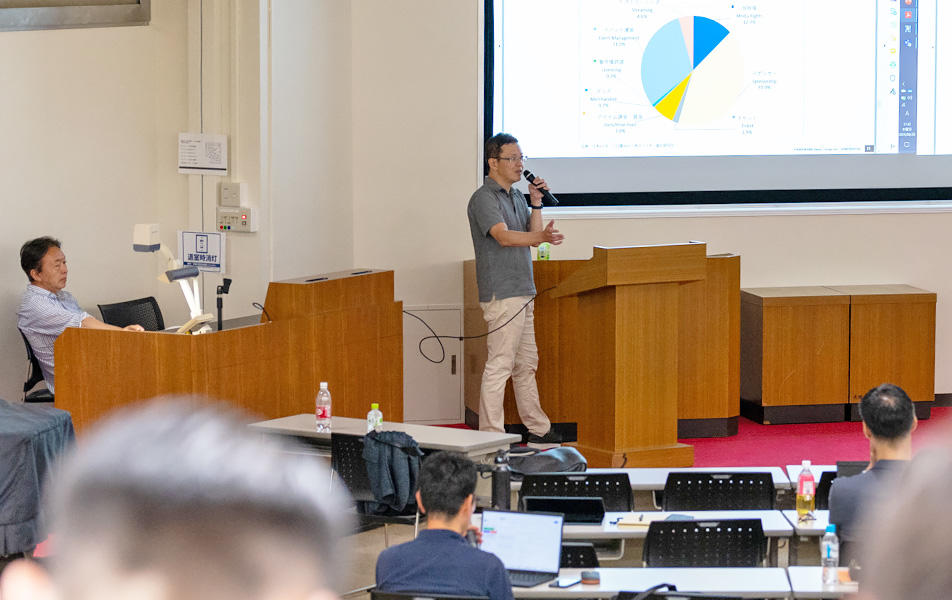 江戸川大学がゲームビジネス特別講義を実施 ― KADOKAWA Game Linkage取締役の林克彦氏がゲーム市場の現状とこれからについて語る