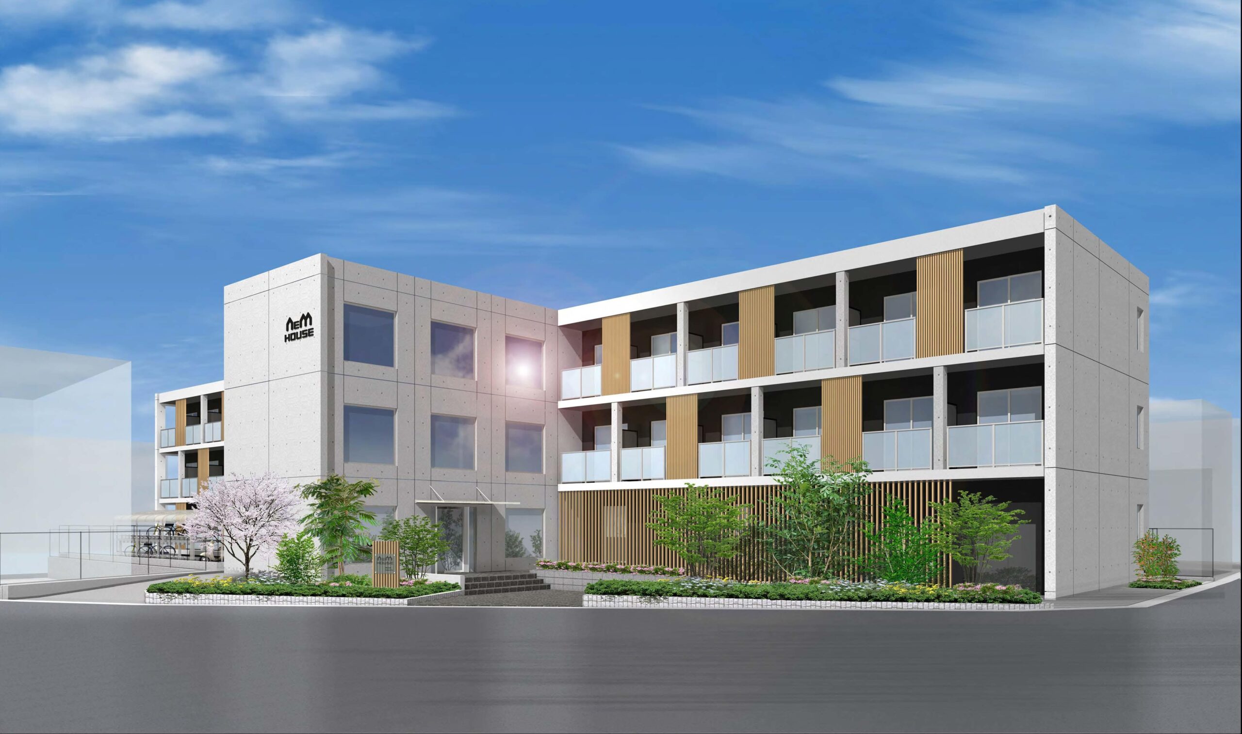 【武蔵大学】NEM HOUSEが竣工 ― 留学生、在学生のための集合住宅が誕生しました