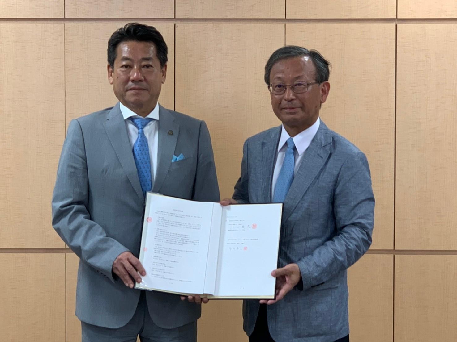 明浄学院高等学校との支援契約の締結について