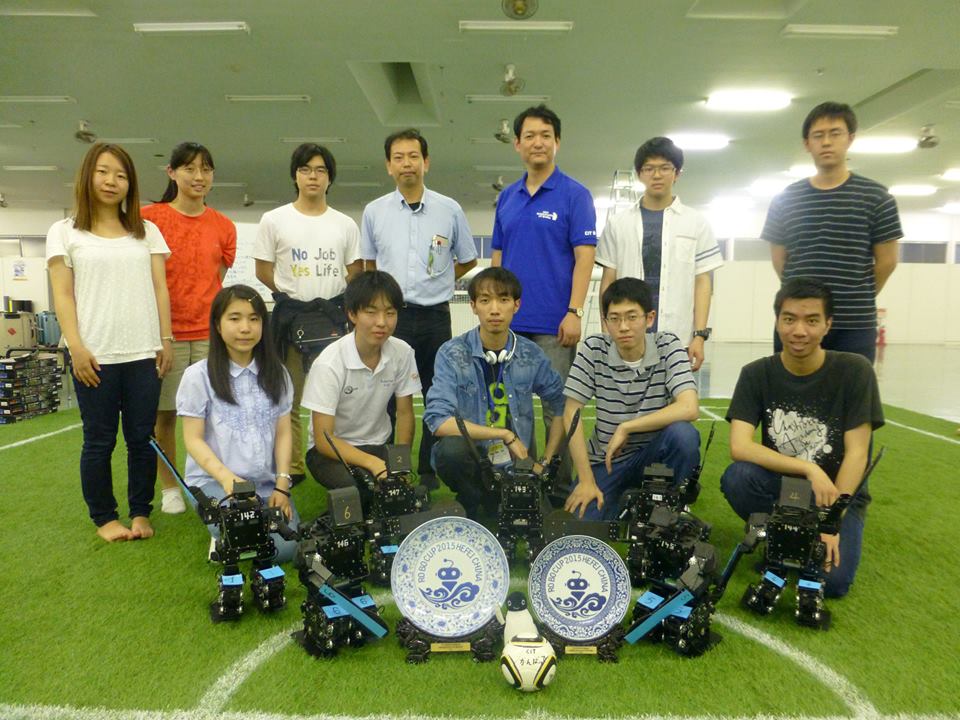 千葉工業大学「CIT Brains」が「ロボカップ世界大会2015」ヒューマノイドリーグキッドサイズ部門で2連覇 — キッドサイズ部門テクニカルチャレンジでは4連覇