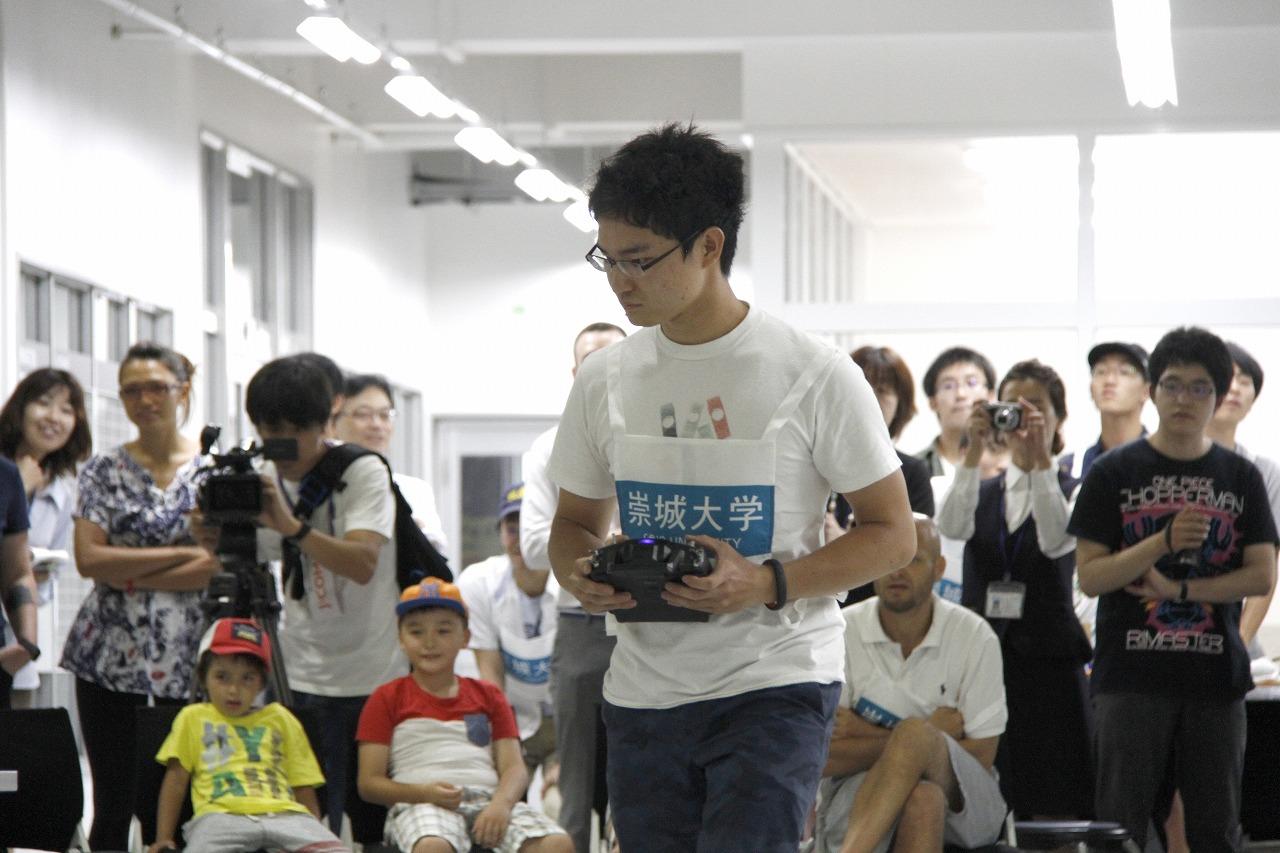 崇城大学が8月6日に「第2回崇城ドローン・コンテスト＆操縦教室」を開催 — 救援物資を目的地点に投下する想定で競技を実施、工夫を凝らしたドローンで優勝を目指す