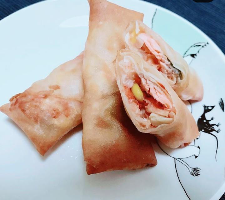 共立女子大学 家政学部食物栄養学科管理栄養士専攻の学生が、福井市のブランド食材「ふくいサーモン」・「越のルビー」、伝統食材「打ち豆」を使用した「春巻き」を開発！ — 福井市すべての小中学校での給食献立提供や東京・銀座での惣菜販売も決定