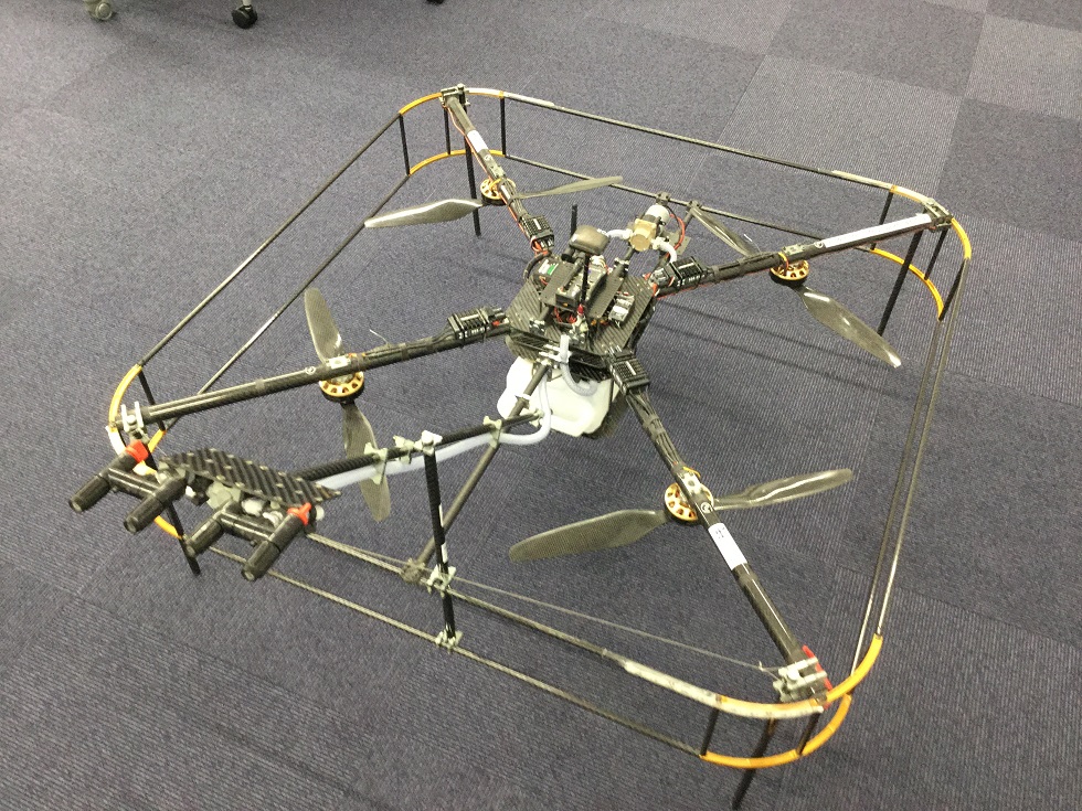 業界初、構造物への補修材散布にドローン導入　～構造物の新たな維持管理方法の確立へ～芝浦工業大学
