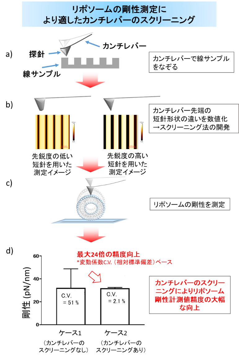 脂質ナノ粒子の硬さ・変形のしづらさをより高精度に計測可能に — 北里大学