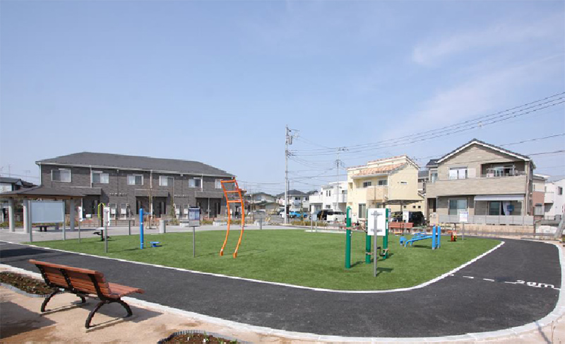 芝浦工業大学 — 学生参加の公園整備計画～上尾の「フィットネスパーク」が完成～8つの計画中3つ目はお年寄りの健康促進を目的に