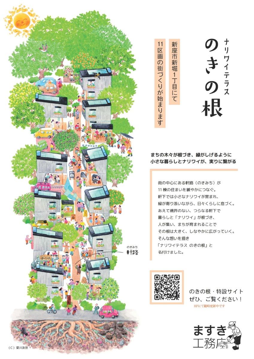 城西大学と増木工務店が連携し、暮らしと小商いが融合する”新しい街づくり”プロジェクトを新座市で発足 ― 住宅市場の新たな可能性を拓く「ナリワイテラス　のきの根」